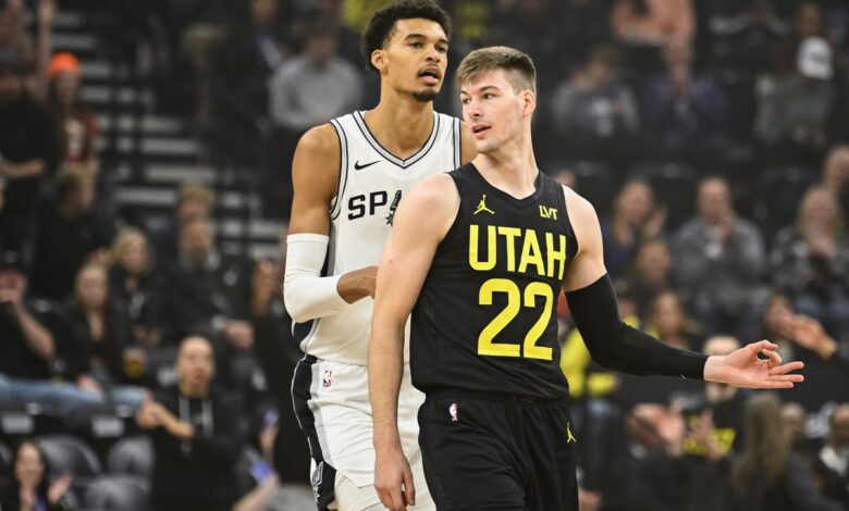 San antonio spurs vs utah jazz match player stats