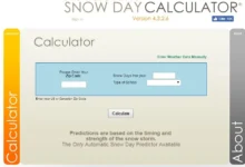 Snow day calculator