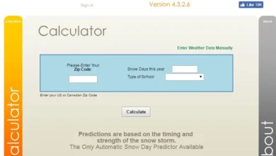 Snow day calculator